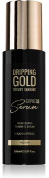 Dripping Gold Express Tanning Serum produtos bronzeadores para corpo tom Medium 150 ml. Express Tanning Serum