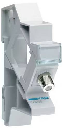 Hager TN010S TN010S KOAX Modul F/F f.Hutschienenmontage Adapter 1St.