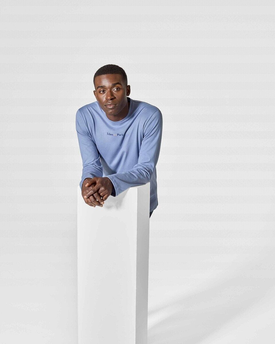 EDEN PARK Pyjama long, pantalon uni