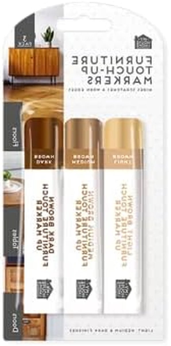Meubels Touch Up Markers Hout Reparatie Markers - 3 stuks - Bruin