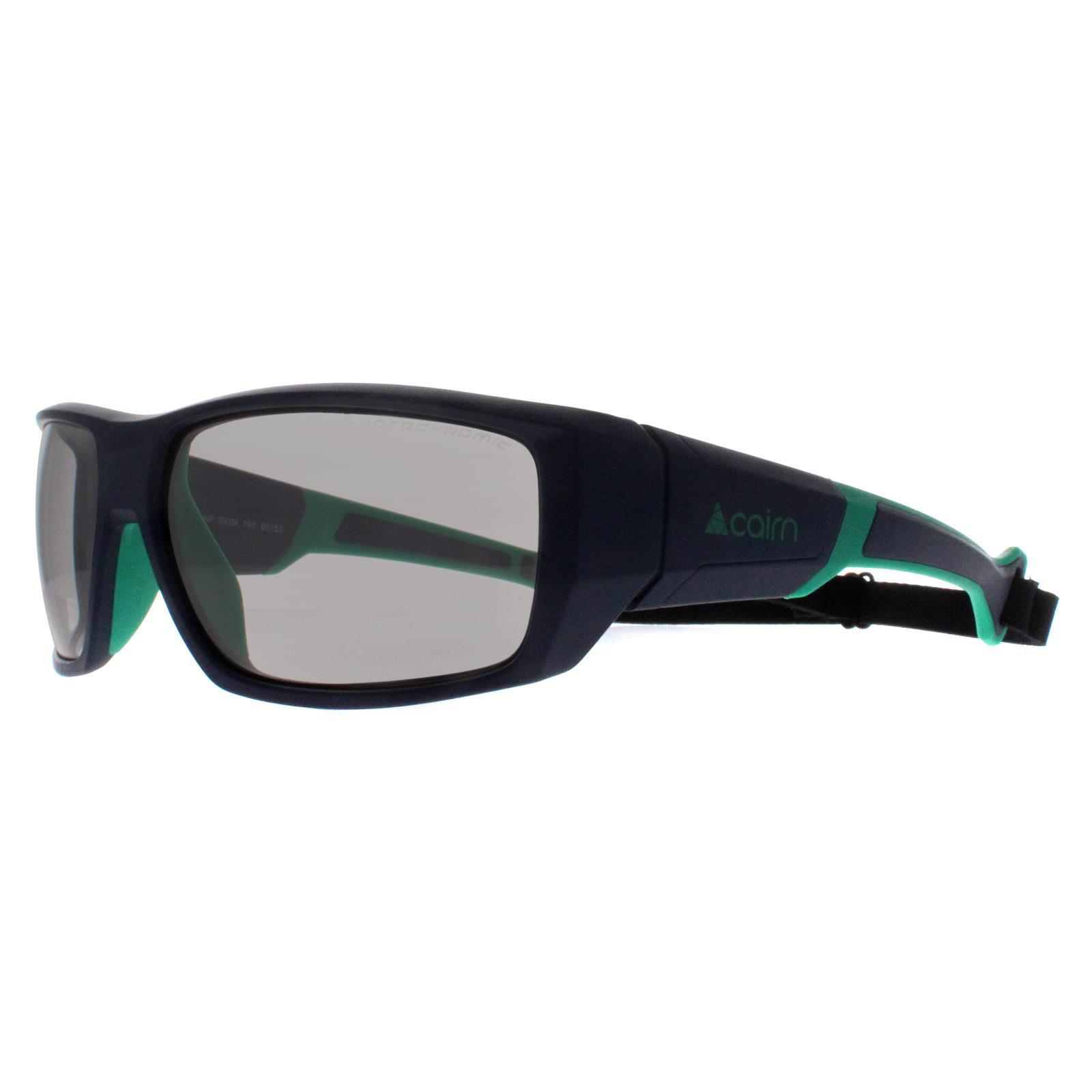 Cairn Sport Unisex Matte Midnight Vivid Green Polarized Hydrophobic Skim