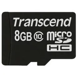 TRANSCNED microSDHC 8GB Kit, Class 10