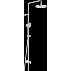 HANSA HANSABASICJET Duschsystem, Kopfbrause 200 mm, rund, direkter Anschluss, Ausladung 407mm, 44390200