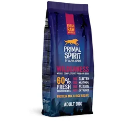 PRIMAL SPIRIT 60% Wilderness 12kg + Überraschung für den Hund