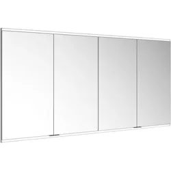 Keuco Royal Modular 2.0 Spiegelschrank 800410201000500 2000 x 900 x 120 mm, 2 Steckdosen, 2 Doppel-USB-Ladestellen, Wandeinbau, 4-türig