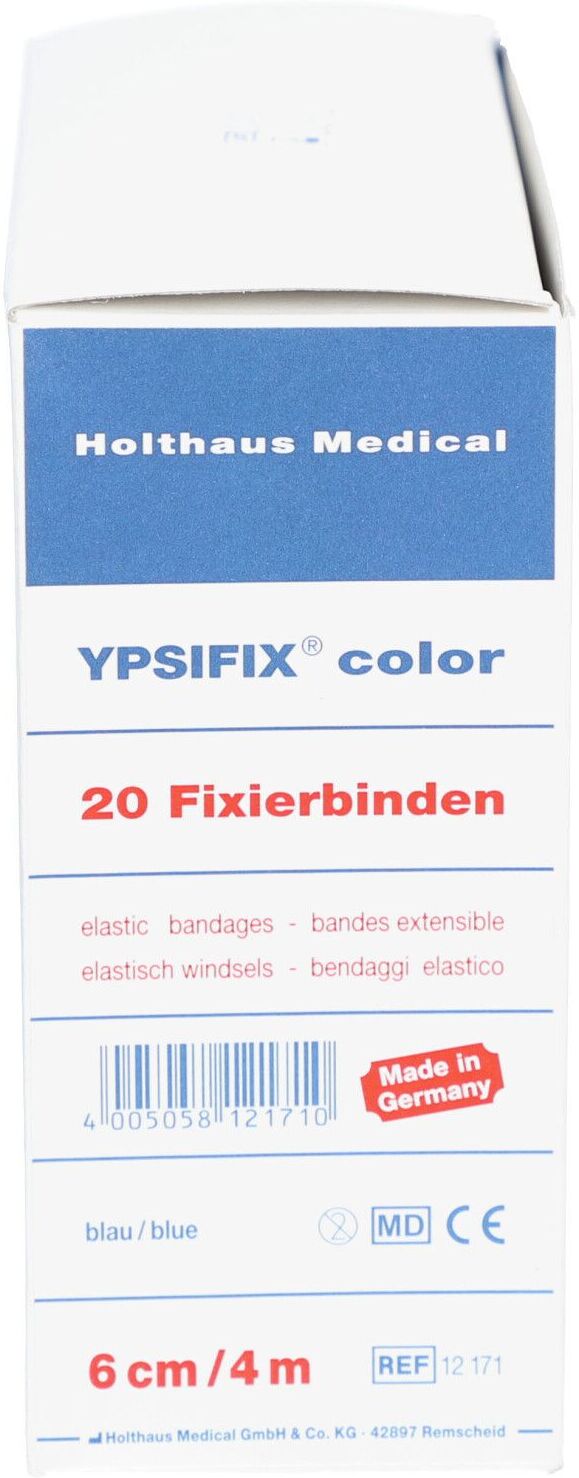 Holthaus Medical Ypsifix color Fixierbinde 6 cmx4 m blau 20 St Binden