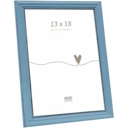 Deknudt Bilderrahmen 13x18 Holz blau Preis pro Stück