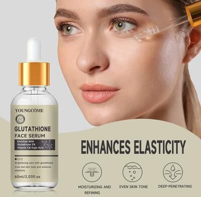 Beloved Skins White Truffles Glutathione Serum For Face, Dark Spot Corrector Sensitive Skin, Cell Regenerating Lifting Skincare 60ml
