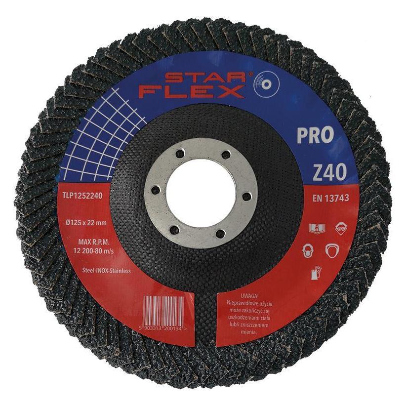 Paris Saint Germain Star Flex 125-22 Blattscheibe für die Achsel, Körnung 40, TLP1252240 (69419720)
