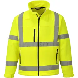 Warnschutz Softshelljacke "S424" - S - gelb