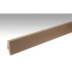 MEISTER Fußleiste Profil 3 PK Eiche lehmgrau 1131 für Lindura-Holzböden - 2380 x 60 x 20 mm
