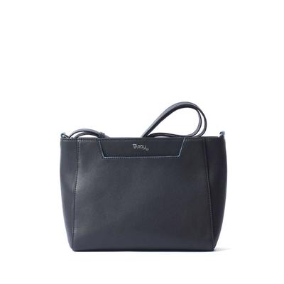 Umhängetasche VARGU "Sandrin 1", Damen, Gr. B/H/T: 27cm x 23cm x 10cm onesize, schwarz, Leder, Taschen Umhängetasche, LGW zertifiziertes Leder