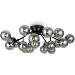 Maytoni, Kronleuchter, Dallas Deckenleuchte, Deckenlampe 20x G9 Schwarz-Matt (75 cm)