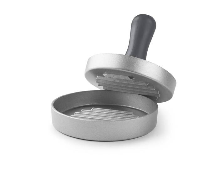 Burgerpresse Ibili Rund , silber (silberfarben), Küchenpressen, Burgerpresse