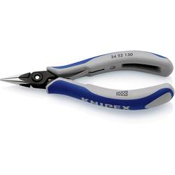 Knipex 34 52 130 Elektrotechnik und Feinwerktechnik Flachrundzange Chrom-Vanadium Kugellagerstahl 130 mm
