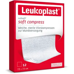 Leukoplast Cutisoft Steril 7.5cm x 7.5 cm  12 St Verband