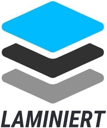 Laminierter Aufkleber, 200 mm, 1 Stück - großes Maulschlüssel-Symbol, wetterfest für den Industriebereich