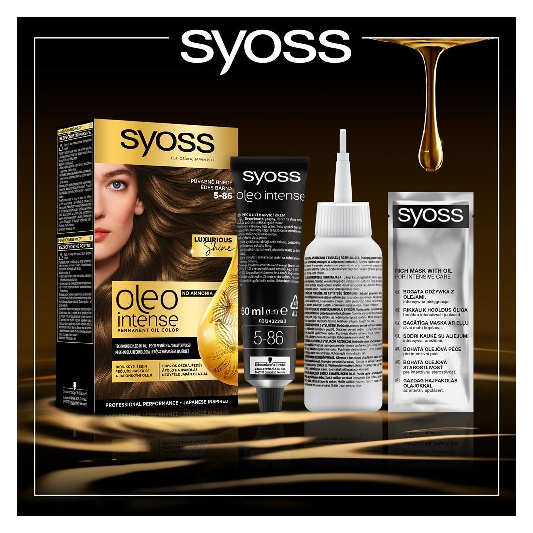 Syoss Oleo Intense Hair Dye 5-86 Sweet Brown (5-86 Sweet Brown) (9000100814829)