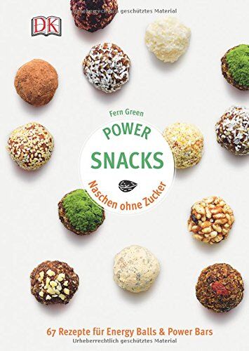 Fern Green - Power Snacks: Naschen ohne Zucker. 67 Rezepte für Energy Balls & Power Bars - Preis vom 19.10.2026 19:33:35 h