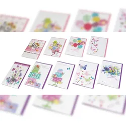 ohne Marke Grußkarten Set Klappkarten Karten Set Glückwunschkarten Geburtstagskarten Einladungskarten Dankeskarten Karten für jeden Anlass