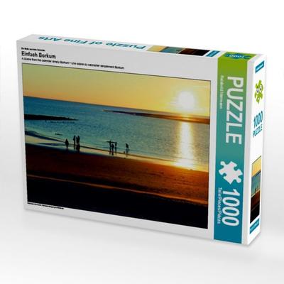 CALVENDO Puzzle Ein Motiv aus dem Kalender Einfach Borkum | 1000 Teile Lege-Größe 64x48cm Foto-Puzzle für glückliche Stunden