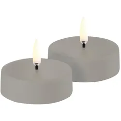 Uyuni LED Maxi Teelicht rechargeable sandstone 2 Stück