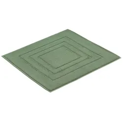 Vossen Badteppich Calypso Feeling 60 x cm Baumwolle Grün Dunkelgrün