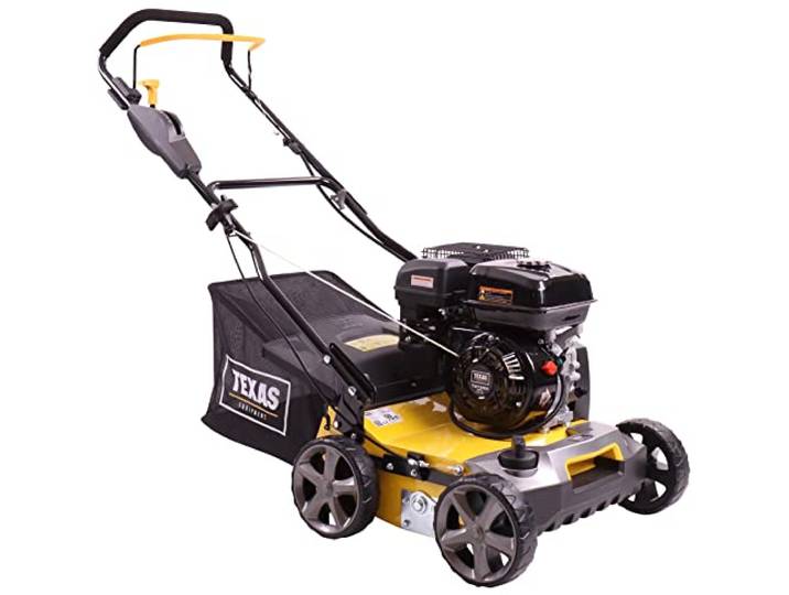 TEXAS Pro Cut 400TG Benzin Vertikutierer – 4-Takt Motor, 40 cm Arbeitsbreite, Höhenverstellung, 4200 Watt, 18 Messer, 45 Liter Fangkorb