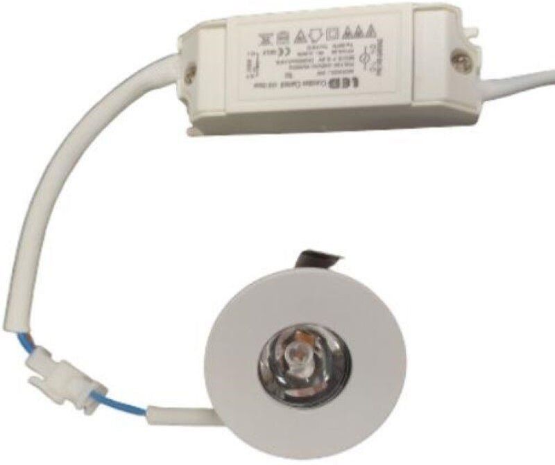 Digilamp Mini Spot LED Encastrable 3W 24° Rond - Blanc Froid 6000K - 8000K