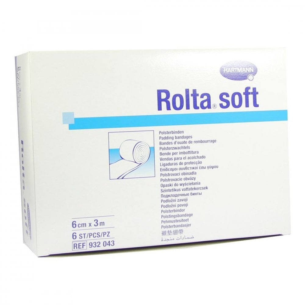 PAUL HARTMANN AG Rolta soft Synth.-wattebinde 6 cmx3 m 04456518