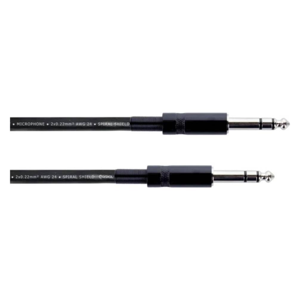 Cordial 14815 Klinke Audio Anschlusskabel (1x Klinkenstecker 6.3 mm (stereo) - 1 (1 m, 2.5mm Klinkenkabel) (14815)