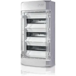 F-Tronic, Verteilerschrank, AP Feuchtraumverteiler NEPTUN36 IP65 7270003 3-reihig