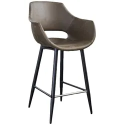 BARHOCKER ZAJA Grün Microfaser