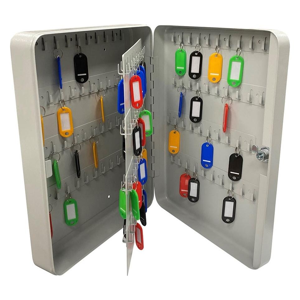 Arregui Schlüsselschrank für 160 Schlüssel mit festen Haken, 280 x 80 x 370 mm (57632514)