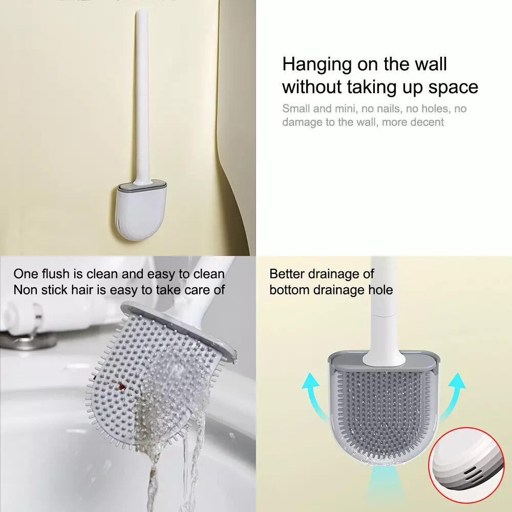 INF Brosse de toilette avec support TPU