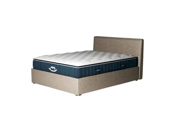 Pack lit coffre et matelas hybride 160x200 épais 30cm