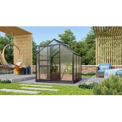 Vitavia Gewächshaus "Venus 3800",schwarz,3,8 m2
