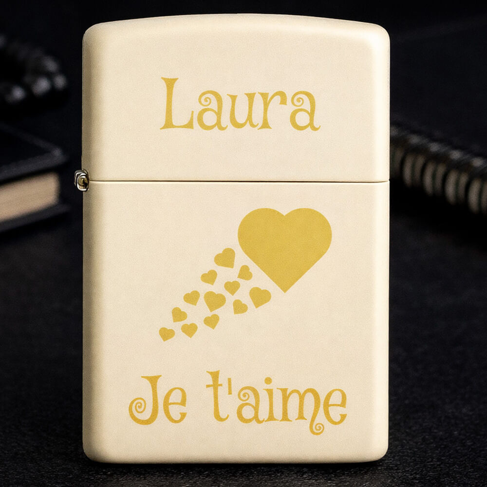Ocadeau Briquet Zippo cream matte