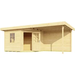 Weka Designhaus 213 B 540 x 240 cm Gr.1 naturbelassen - 50 % Rabatt auf Dacheindeckung