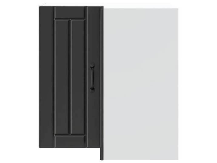 SALE d'hiver  Placard murale cuisine - mango - Armoire Suspendue - Lucca noir bois d'ingénierie EU726
