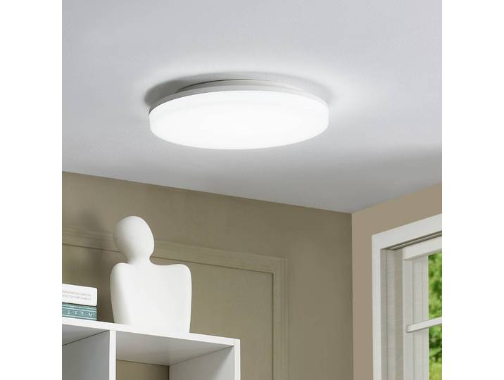 LED Deckenleuchte Artin PRIOS, weiß / opal, für Badezimmer, Kunststoff, Modern