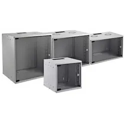 EFB Elektronik Wandgehäuse (15 HE, 19 Zoll Rack), Serverschrank, Grau