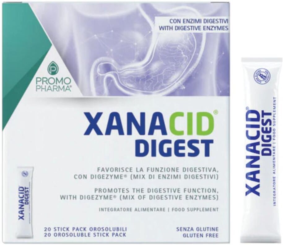 PROMOPHARMA SpA XANACID DIGEST, 20 STICK DA 1,3 G