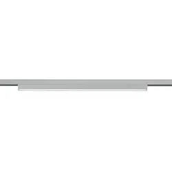 Trio LED-Klemmleuchte Panell Kunststoff Silber Titan