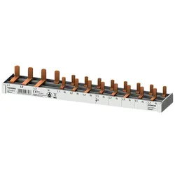 Phasenschiene 3+N 12mm 10mm2 Stift isoliert für Geräte mit N-Leiter