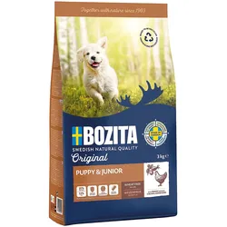 BOZITA Original Puppy & Junior 3 kg Trockenfutter für Welpen
