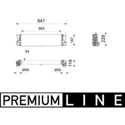 Ladeluftkühler MAHLE CI 742 000P für Mercedes-Benz Sprinter