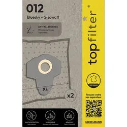 Top Filter 2er-Set Bluesky und Gisowatt TopFilter Premium Staubsaugerbeutel
