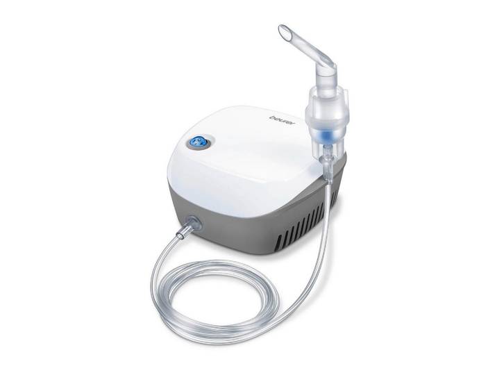 Beurer Inhalator, Hellgrau, 15.9x10.8x23.4 cm, Freizeit & Co, Wellness & Gesundheit, Gesundheit