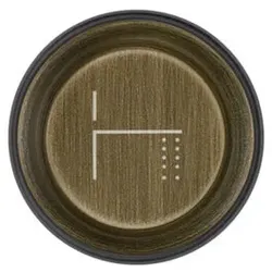Gessi Venti20 Bedientaste-Abdeckung Wannenauslauf, SP03298713, Farbe: Messing Antik